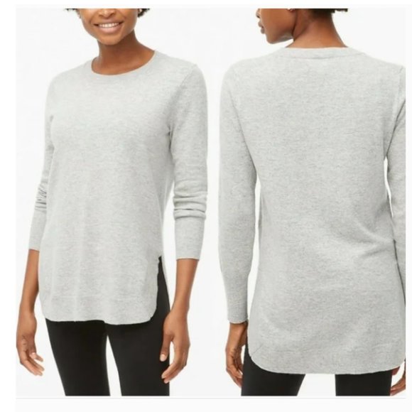 J. Crew Sweaters - J Crew Long Sleeve Gray Pullover Sweater (957)🦄